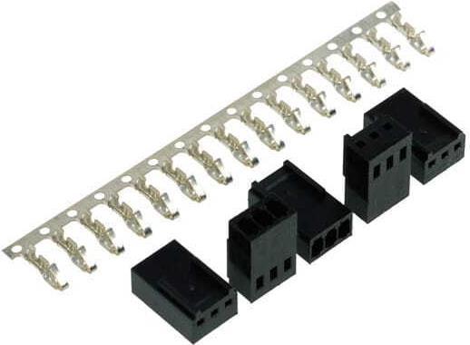 Immagine prodotto Phobya Connettore di alimentazione della ventola 3Pin socket incl. pin, 5 pezzi