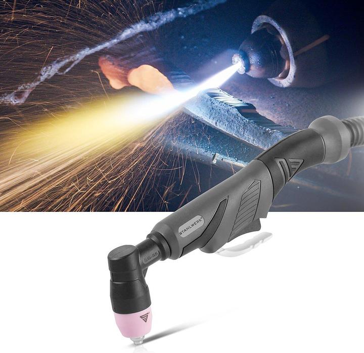 Produktbild Stahlwerk Plasmaschneidbrenner AG-60 SG-55 ledergeschütztes 5 m Schlauchpaket