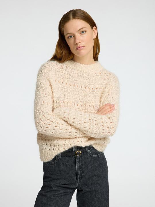 Actual product image Selected Femme Häkel-Look Pullover (S)