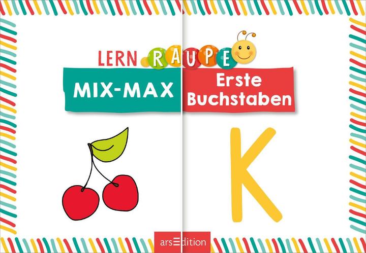 Energy Label Lernraupe - Mix-Max Erste Buchstaben (German)