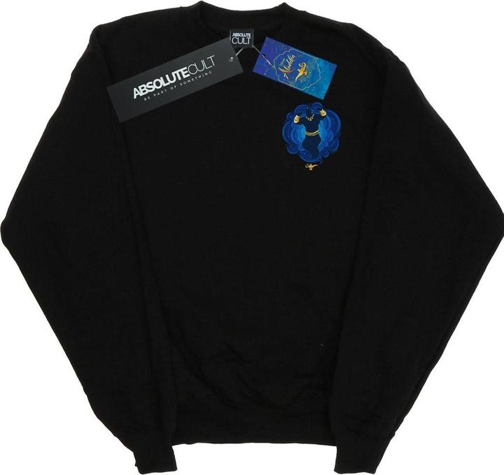 Disney Aladdin Movie Genie Breast Print Sweatshirt