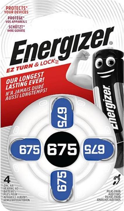 Image du produit Energizer Pile auditive 675 (4 pcs, 675, 635 mAh)