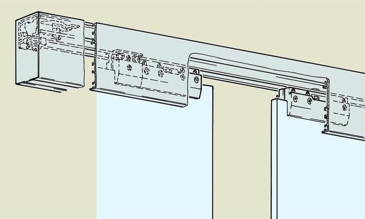 Actual product image HAWA Synchronous fittings -PORTA 100 G/GF/GFO/GW/GWF