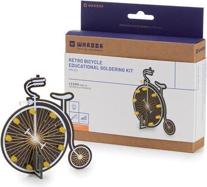 Actual product image Whadda Bicycle in retro design - learning kit for soldering