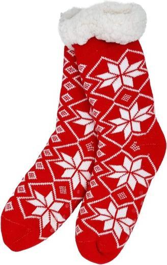 Snazzy Santa Cozy Weihnachtssocken Rot One Size von (One Size)