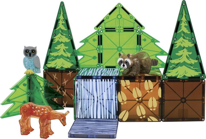 Image du produit Magna-Tiles Set d'animaux de la forêt (25 pièces)