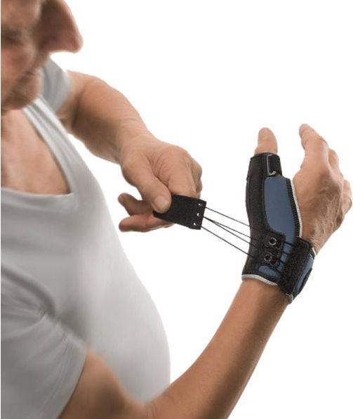 Produktbild Bort Medical Generation Daumenschiene M links blau (M)