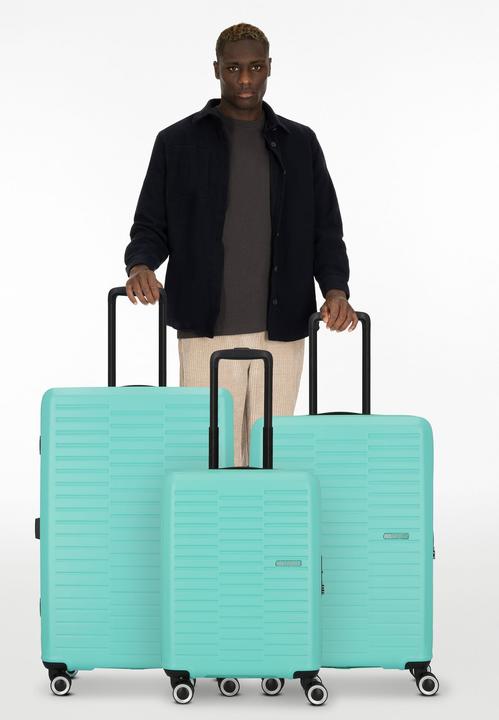 Actual product image American Tourister Sunset Hills 4 Rollen Kofferset 3-teilig (203 l, XL (from 140l))