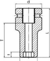 Folke Larsen Momento krafttop 1/2"x13mm - lang (4-13L)