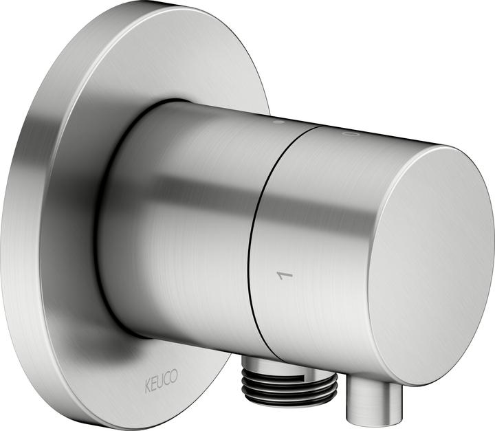 Produktbild Keuco IXMO Umstellventil UP 2 Verbraucher, Schlauchanschluss mit Comfort Griff, mit Absperrung, Rose