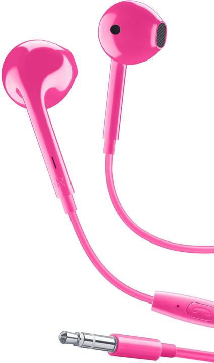 Cellularline Music & Sound Earphones Capsule Pink (Cable)