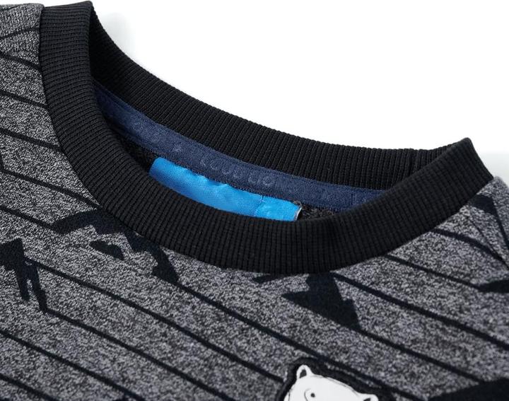Immagine prodotto VidaXL Felpa da bambino blu navy melange 140,Materiale: 50 (140)