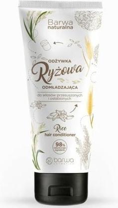 Actual product image Barwa Colour: Natural Rice Rejuvenating Conditioner For Dry And Weakened Hair In A Tube Of 200Ml (200 ml)