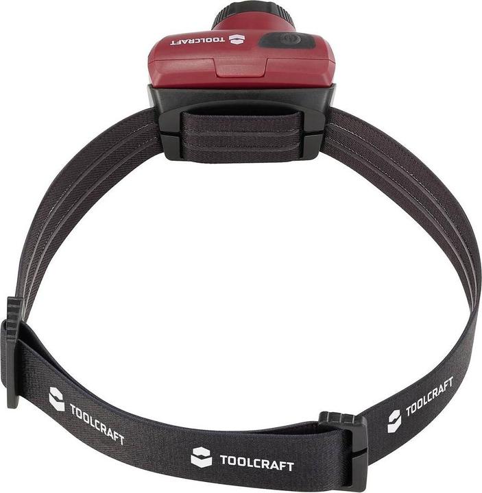 Image du produit Toolcraft Lampe frontale à LED réglable, taille du point réglable, avec mode stroboscopique (580 lm)