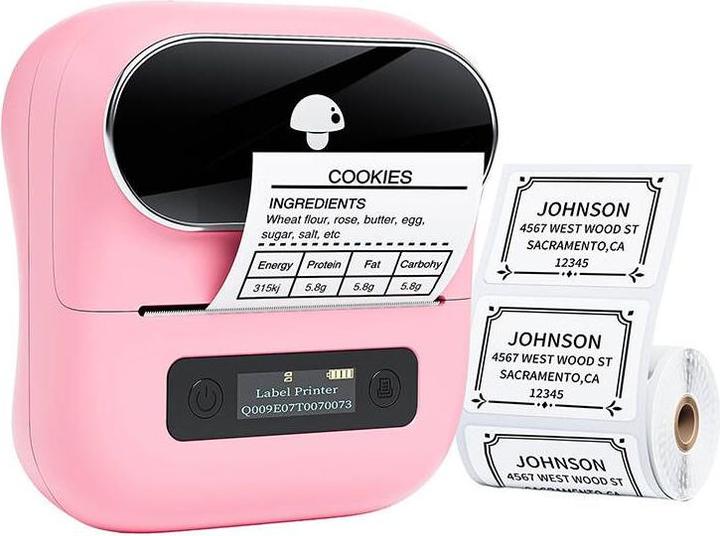 Phomemo M220 Portable Label Printer (pink)