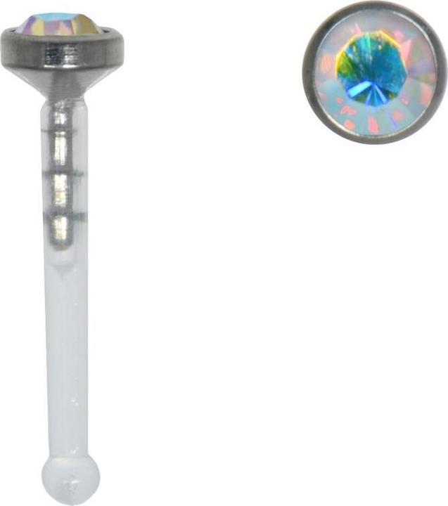 Image du produit Bijouteria Piercing nez (Titane, Bioplastique, Cristallin)