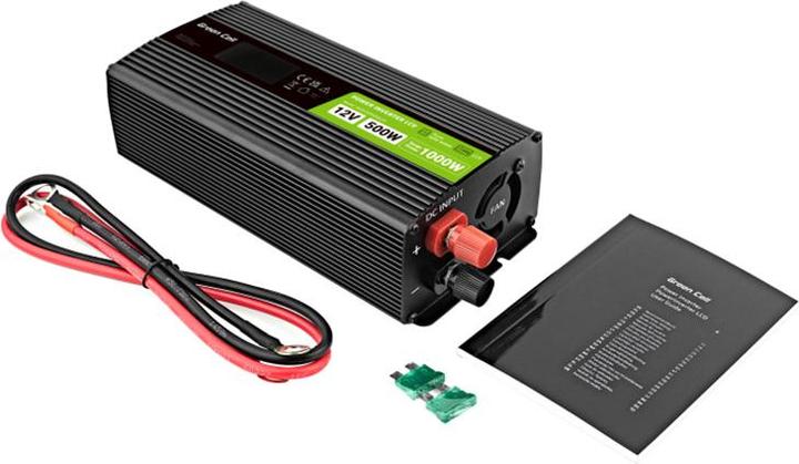 Actual product image GreenCell Przetwornica LCD /1000W Czysty sinus z wywietlaczem