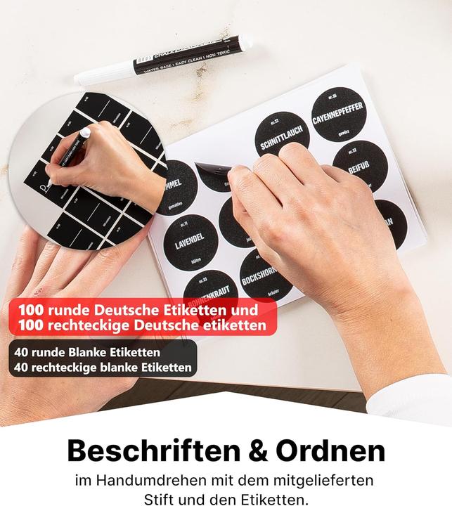 Immagine prodotto Deco haus 36-teiliges Gewürzgläser Set (4.32 l)