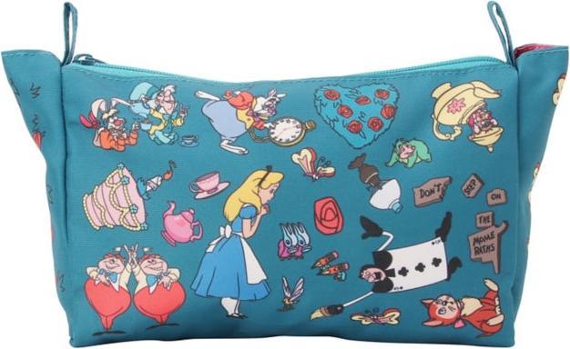Disney Nostalgika Kosmetiktasche (L-Grösse) Alice im Wunderland
