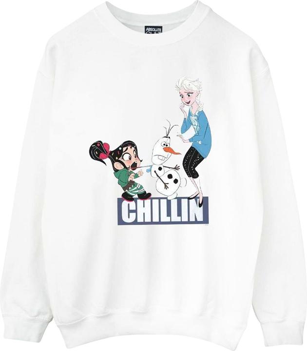 Disney Wreck It Ralph Elsa And Vanellope Sweatshirt Jungen (140, 146)