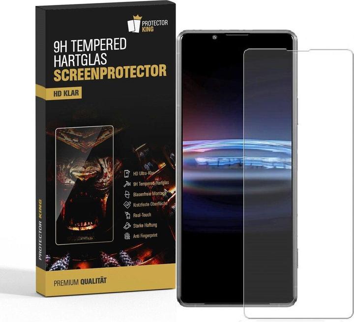 Produktbild Protectorking 1x echtes Tempered 9H Panzerhartglas 3D KLAR (1 Stück, Sony Xperia Pro-I)