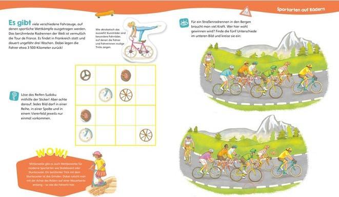 Actual product image Tessloff WAS IST WAS Junior Mitmach-Heft Alles, was rollt! (German, Lorena Lehnert, Anja Rommerskirchen, 2024)