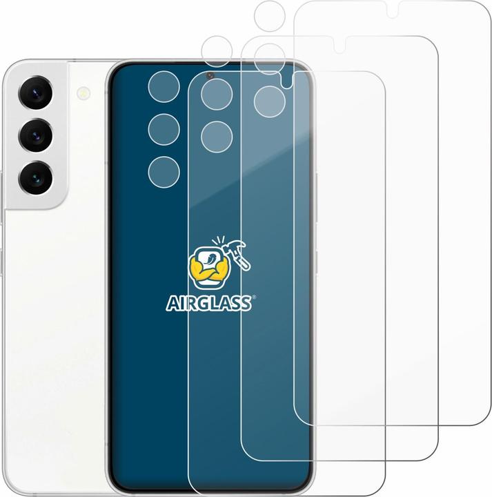 Actual product image BROTECT AirGlass Glass (3 Piece, Samsung Galaxy S22)