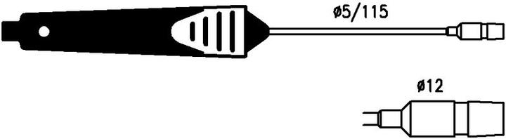 Produktbild Testo Oberflächenfühler 0602 0393 -6