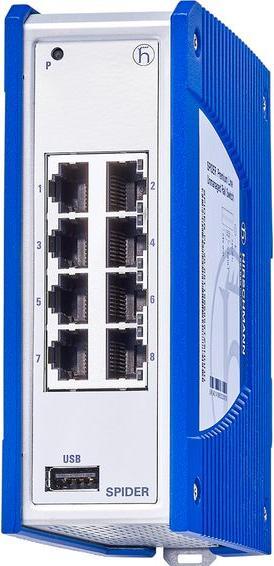 Hirschmann SPIDER-SL#942132017 Ind.Ethernet Switch 20-08T1999999TY9HHHH - Switch (8 Ports)