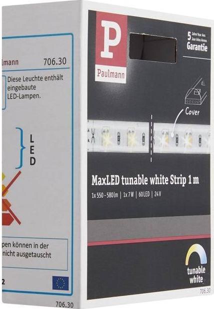 Image du produit Paulmann MaxLED 500 Stripe (Blanc froid, Blanc chaud, Blanc neutre, 100 cm, Intérieur)