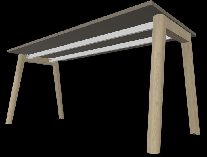 Actual product image Narbutas Nova Wood desk (1600 x 700 x 740 mm)