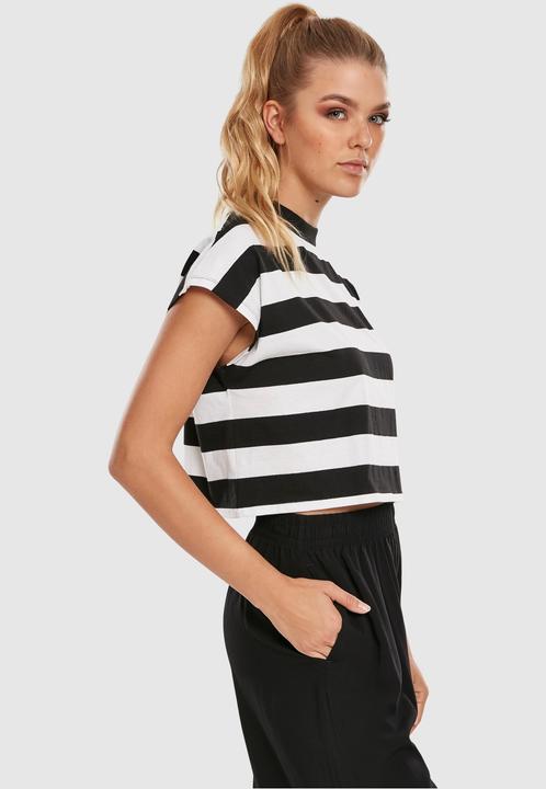 Image du produit Urban Classics Ladies Stripe Short Tee (XS)