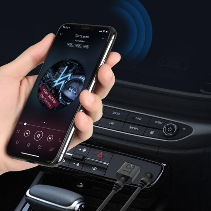 Produktbild PhoneLook Bluetooth 5.0 USB-A Sender-Empfänger Drahtlos mit 3,5mm Klinkenstecker für PC und Auto (Sender & Empfänger)