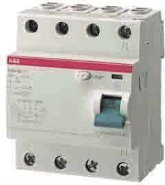Produktbild ABB F204F-63/0,03 FI-SchalterÂ 4P, Type F, 63A, 30mA