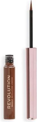 Immagine prodotto Makeup Revolution Super Flick Liquid Eyeliner Marrone altamente pigmentato 2,4 ml (Marrone)