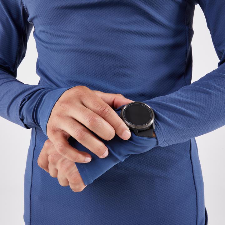 Immagine prodotto Kiprun Maglietta da running a maniche lunghe da uomo con zip - Run 900 warm blue (XXL)