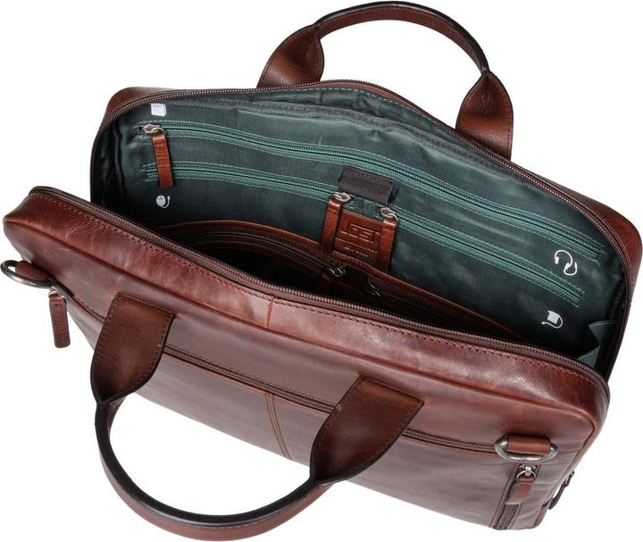 Actual product image Jost Lund laptop bag leather 38 cm (15.75")