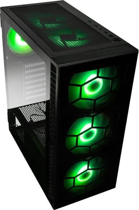 Immagine prodotto Kolink Observatory HF Plus Glass ARGB Midi Tower Case - Nero (ATX)