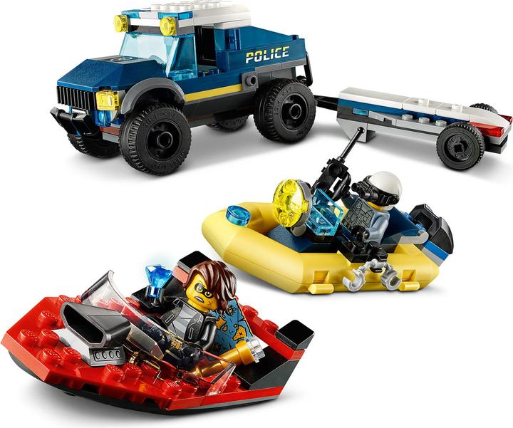 Actual product image LEGO City Transport of the Police Boat (60272, LEGO City)