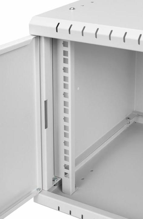 Produktbild Stalflex Rack Cabinet 19" 6U Glass Door Gray RC19-6U-350GG (6 HE, 19 Zoll Rack)