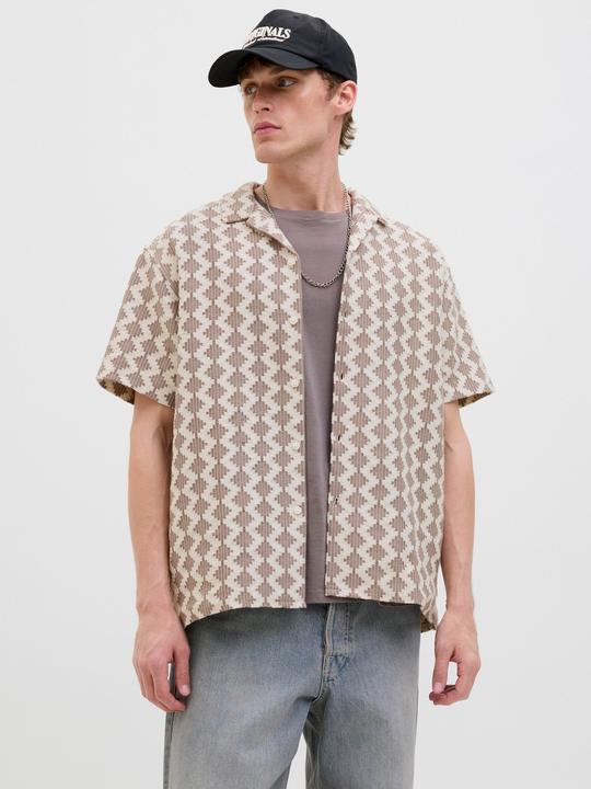 Produktbild Jack & Jones Jorsummer Luke Texture Resort Shirt Ss (M)