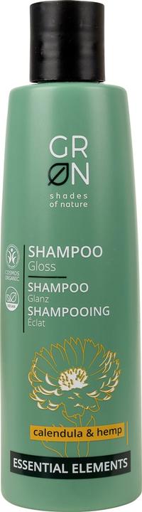 GRN ESSENTIAL Shampoo Glanz Calendula & Hanf (250 ml, Flüssiges Shampoo)