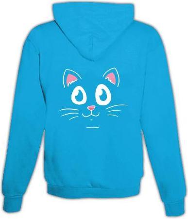 Immagine prodotto Schwesternuhr Felpa con cappuccio Faccia di gatto Unisex (L)