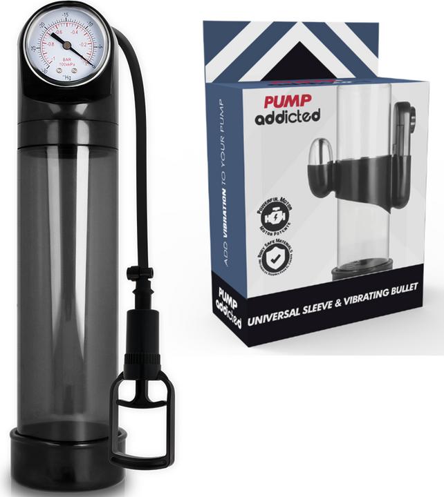 Pump Addicted Rx9 Black Vibrator