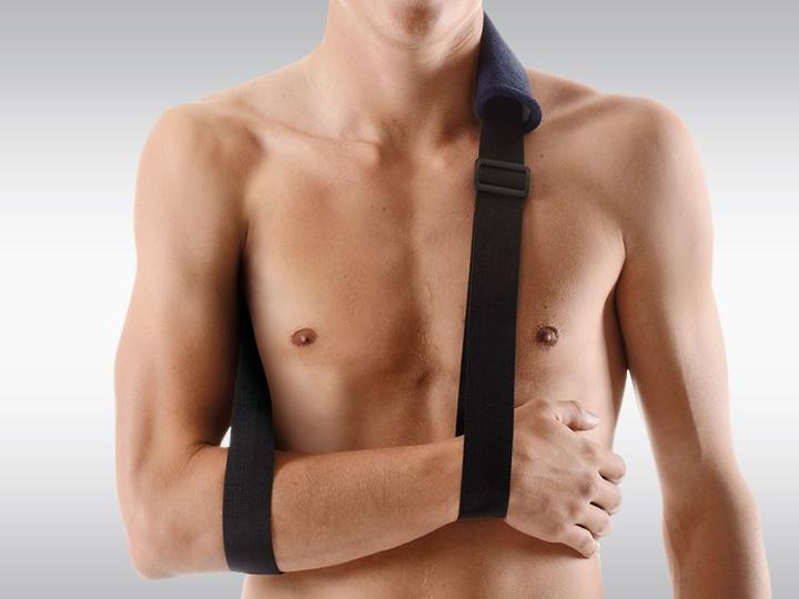 Produktbild Omnimed Ortho Armschl Mitella S-XL gepol blau-schw (S, M, L, XL)
