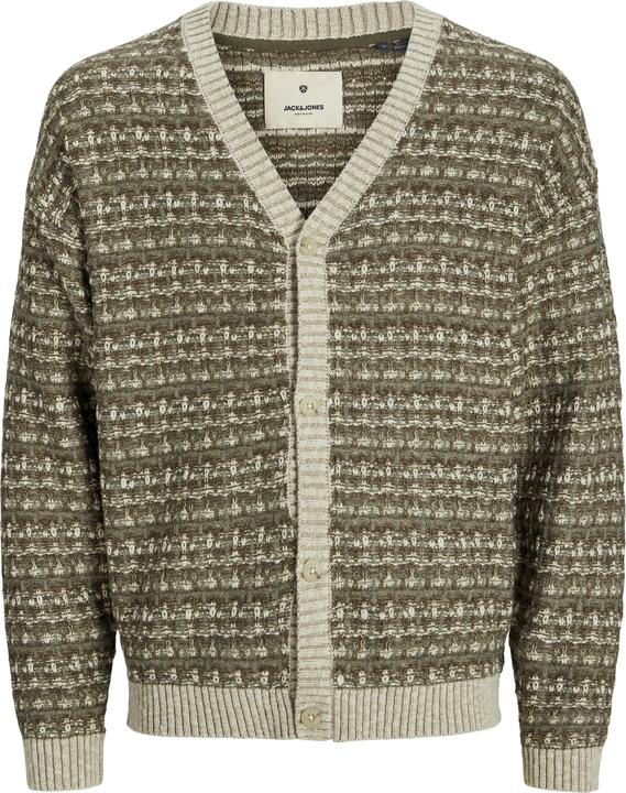 Produktbild Jack & Jones All Over Print Strickjacke Strickjacke (M)