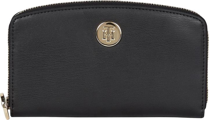 Tommy Hilfiger TH Chic Large Zip Around Wallet Black