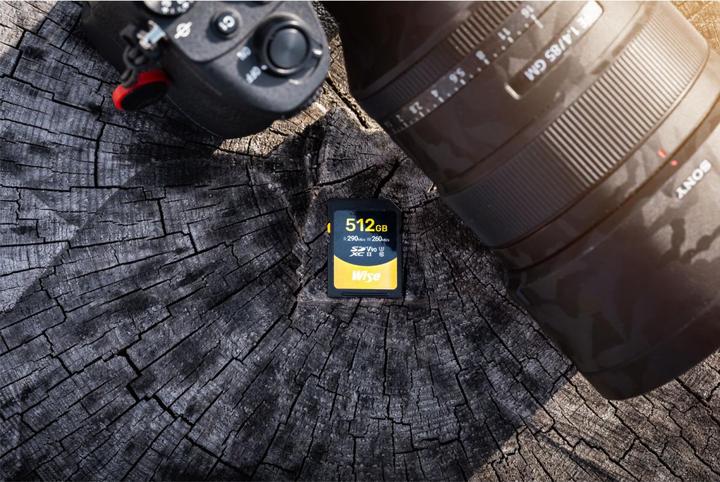 Actual product image Wise 512GB SDXC UHS II V90 Memory Card (512 GB, SDXC, U3, UHS-II)