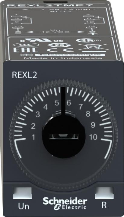 Image du produit Schneider Electric 2 CO On Delay timer 230V AC REXL2TMP7