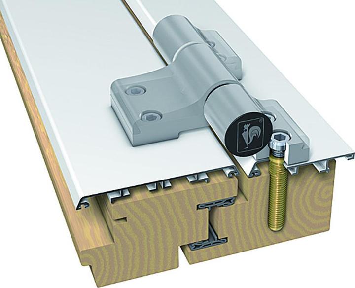 Dr. Hahn Door hinge wood / aluminum tap series 4 / A 951